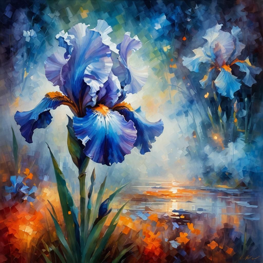 Blue iris