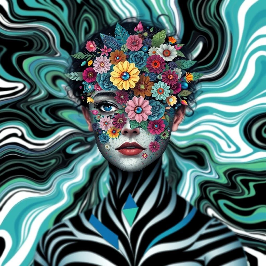 Geometric Surrealism Style