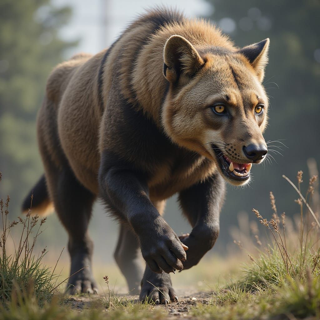 Vibrant Wildlife Portrait in Realistic Digital Art