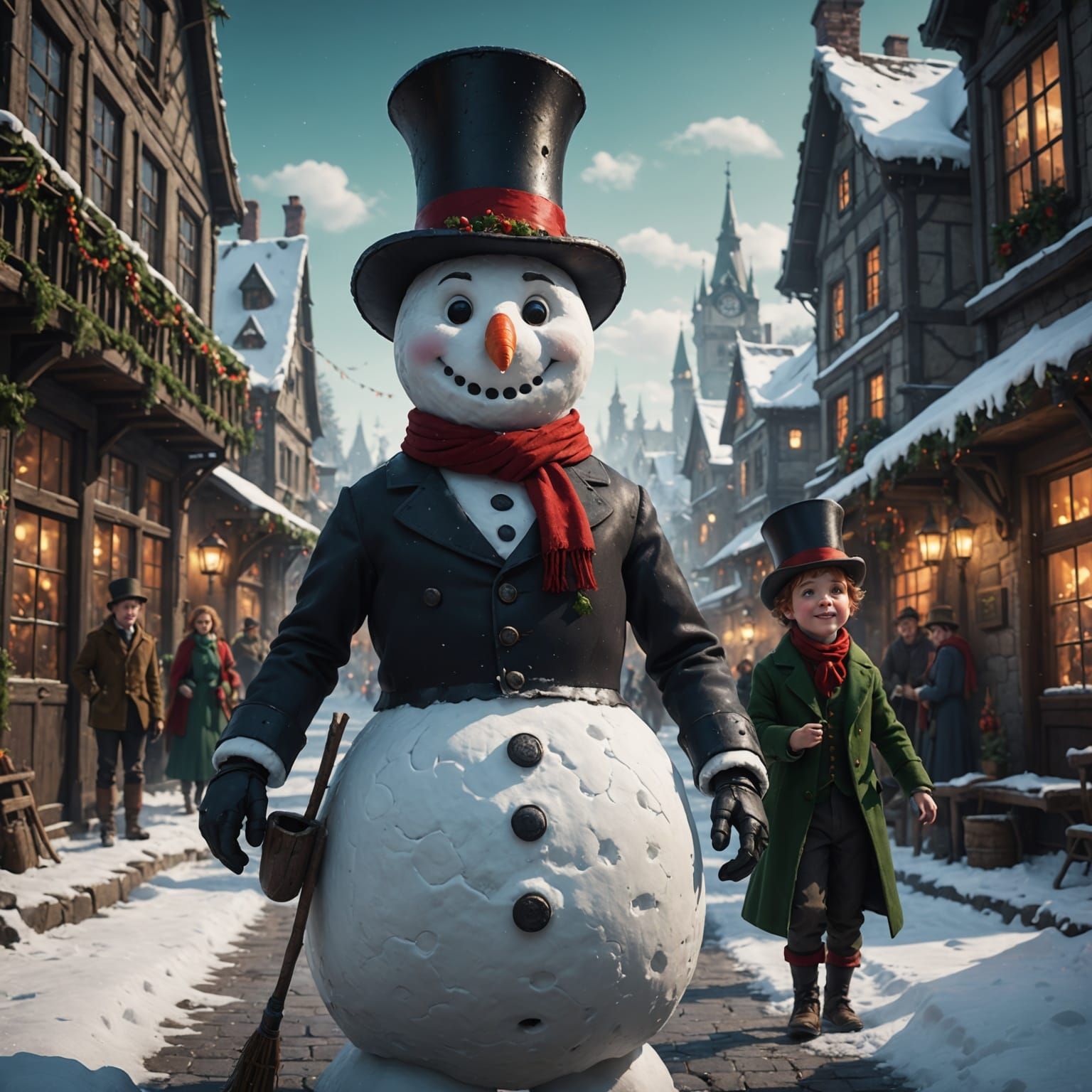 Winter Wonder in Vibrant Detail