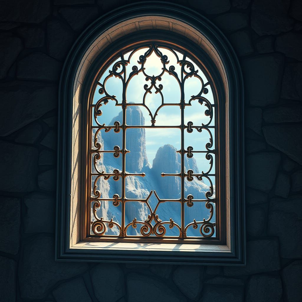 Epic 3D Window of Discourse in Unreal Engine 5 Style