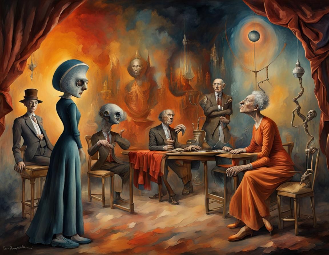 Surreal Dreamscape in Magical Realism Style