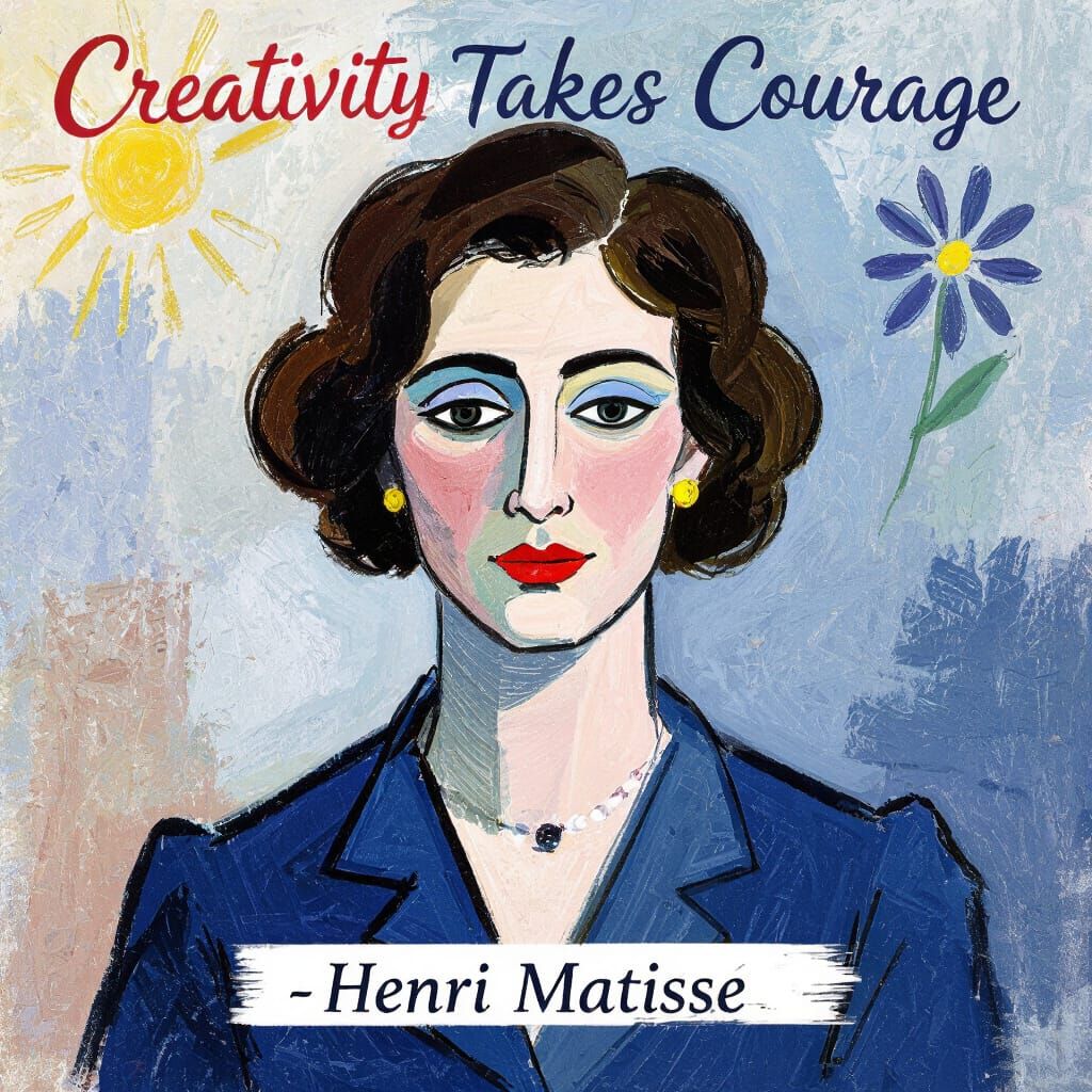 Matisse Inspired Masterpiece of Beauty and Courage