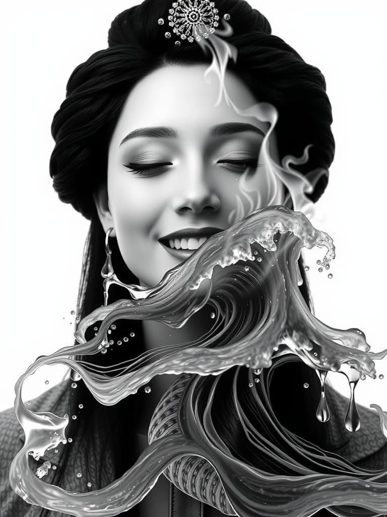 Goddess of Ice and Fire: Fine Art Photography