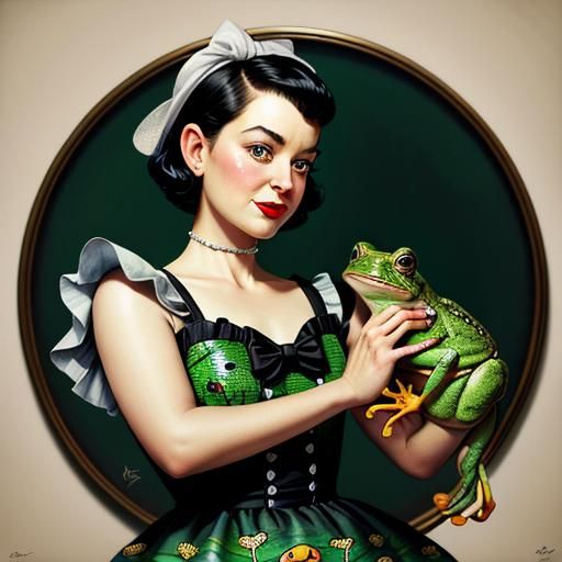 Pet frog