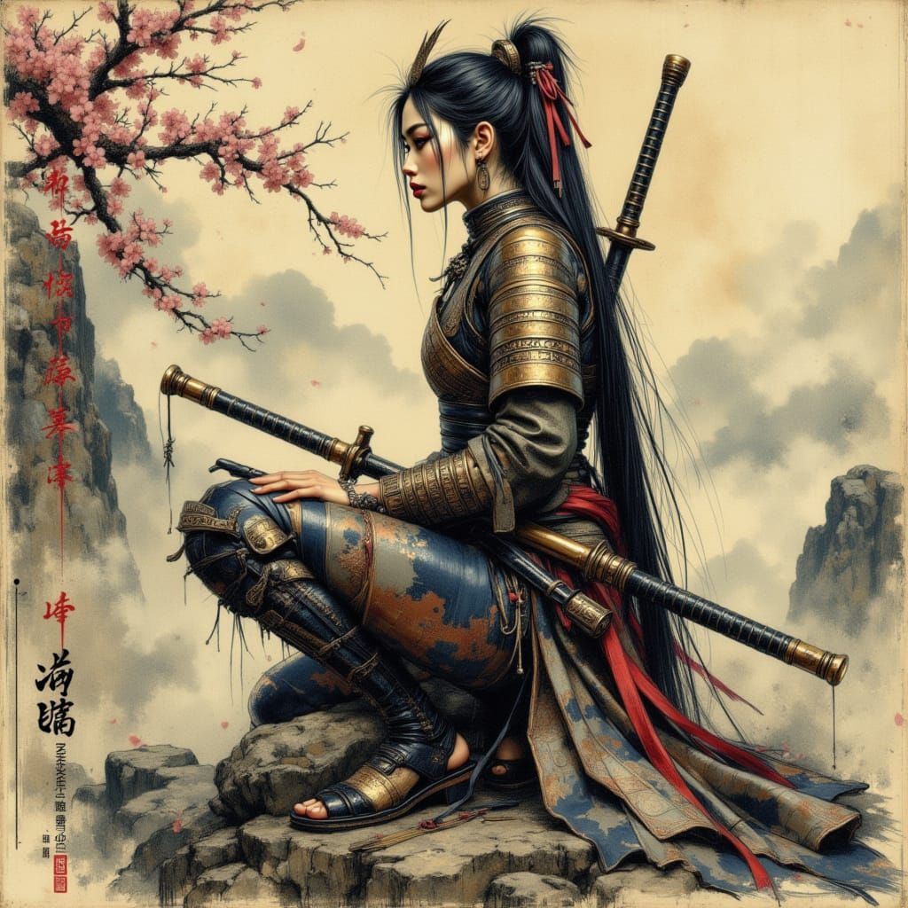 Beautiful Onna-bugeisha