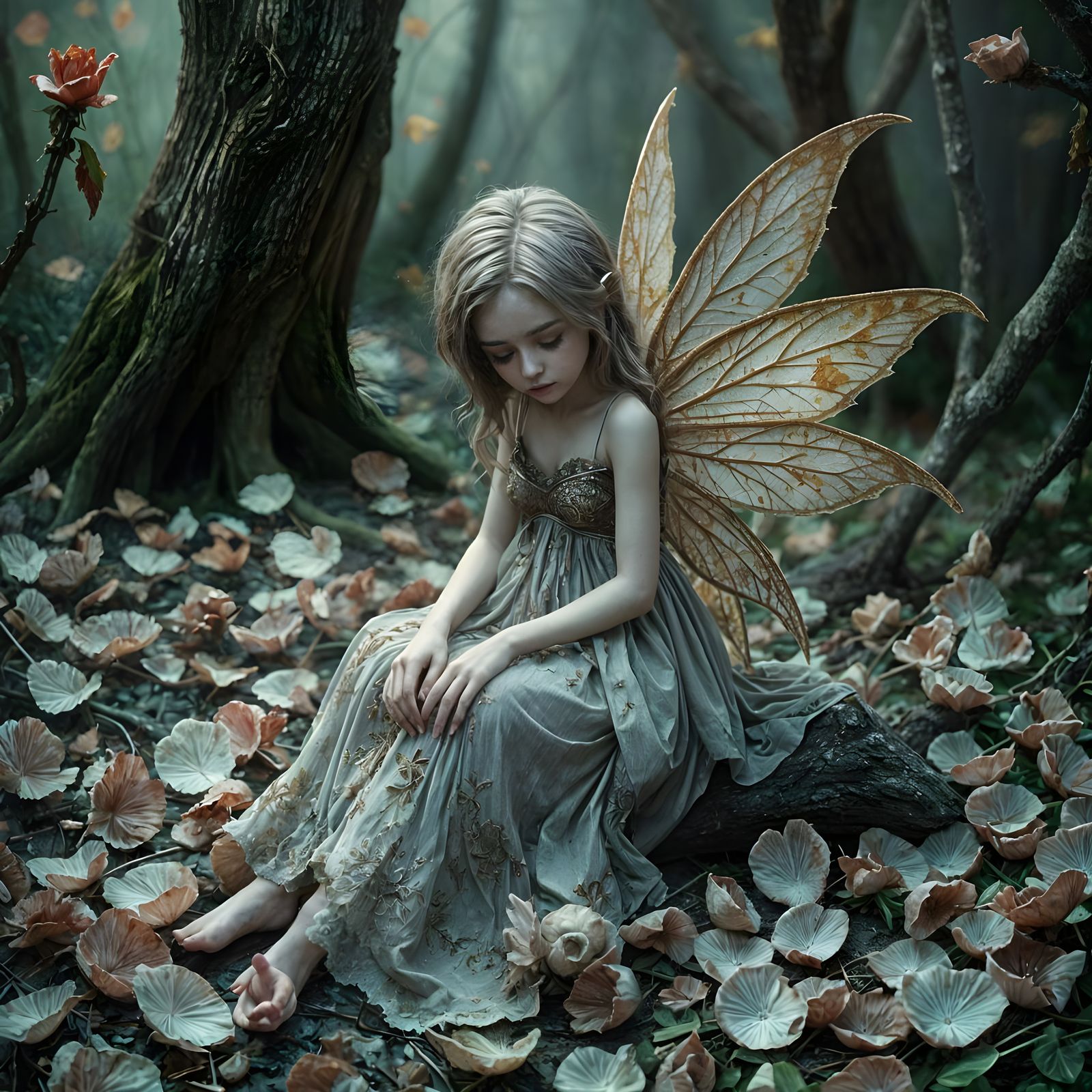 AI Interpretation of a Broken Love Fairy