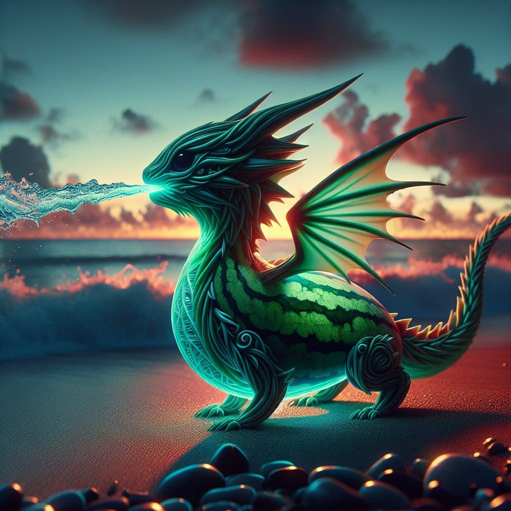 Dragon watermelon