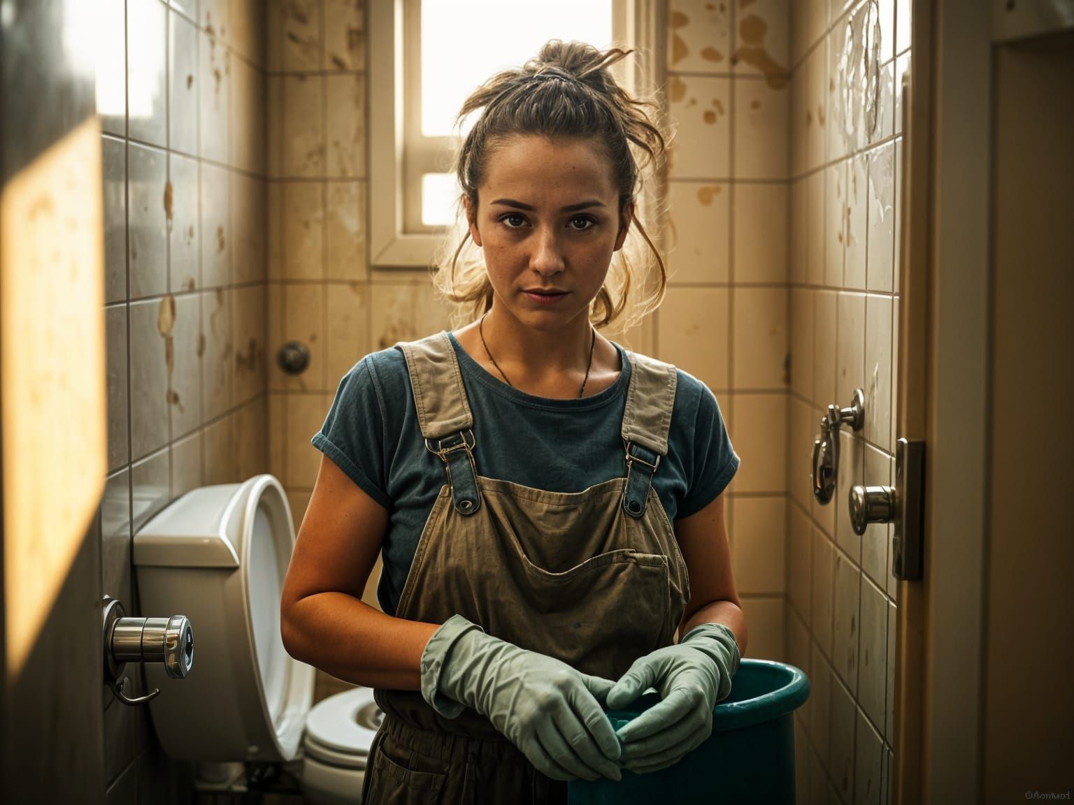 Surrealism Meets Reality in Harsh yet Beautiful Toilet Clean...