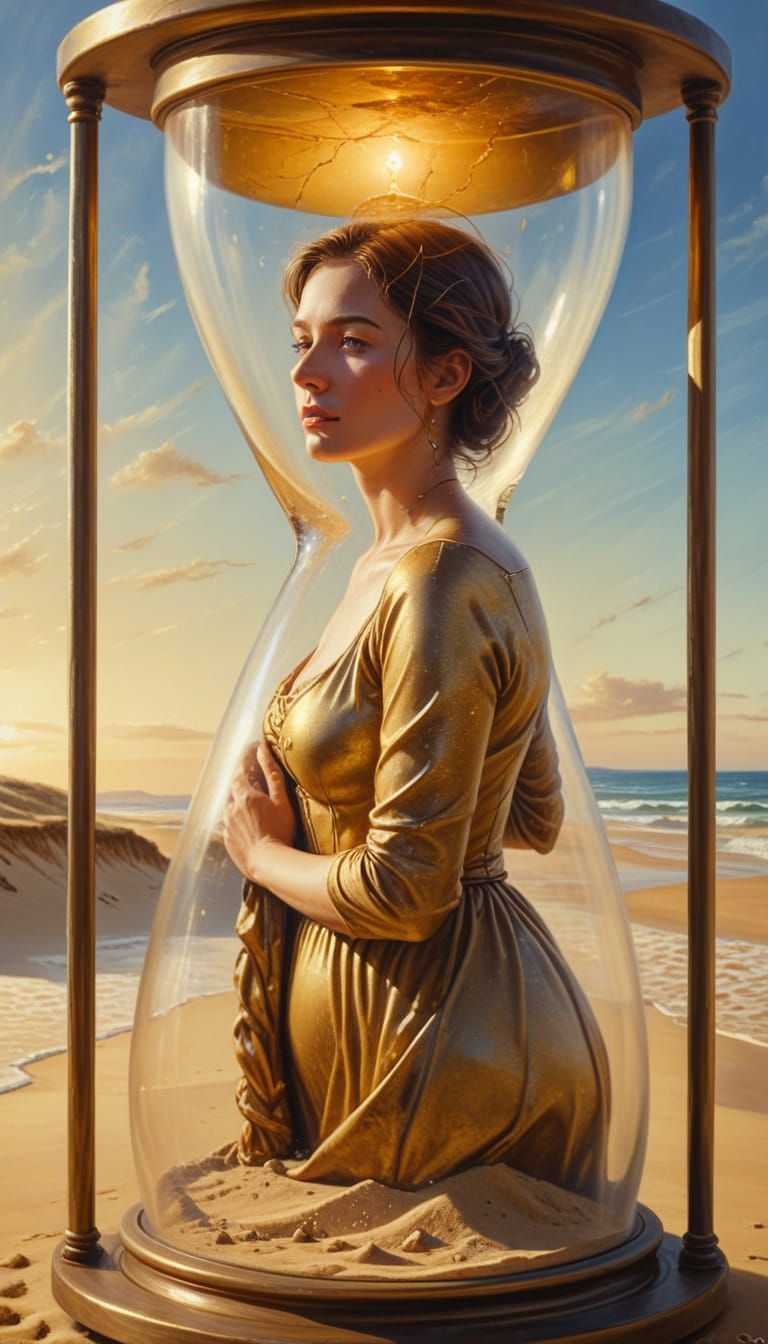 Surreal Dreamscapes: Time and Aging Converge in Golden Hour