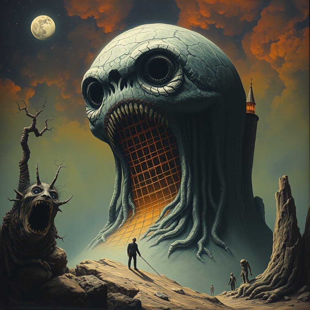 Image Inspired by Goya, Burton and Beksiński