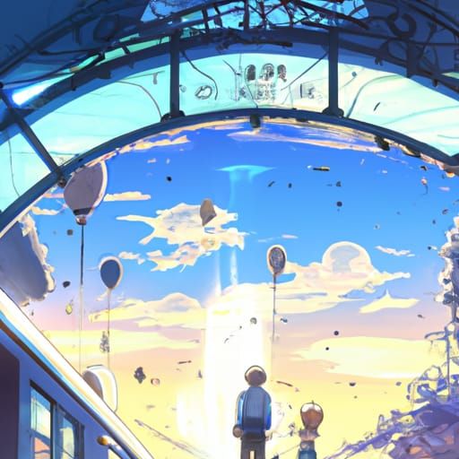 Anime Landscape Inspired by Studio Ghibli