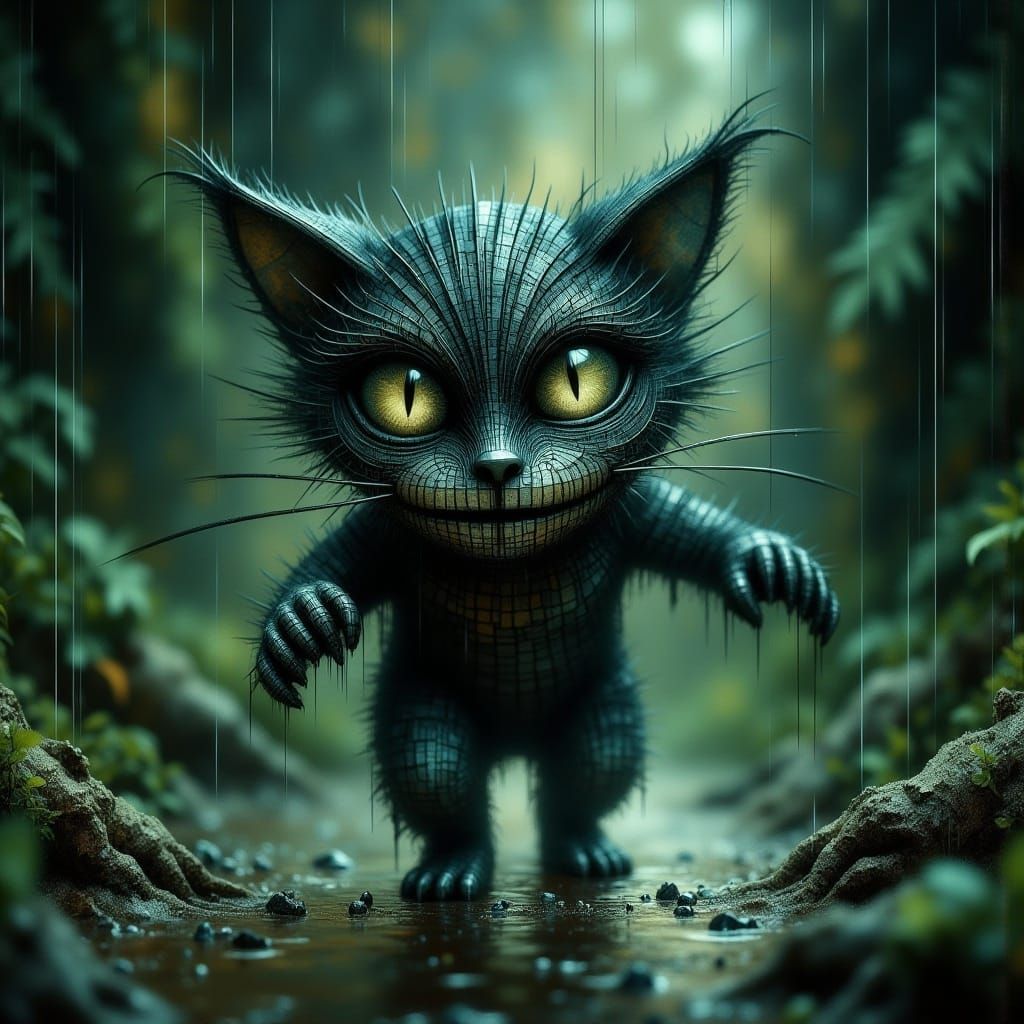 Cheshire Cat Ninja in Dark Rainforest Arena