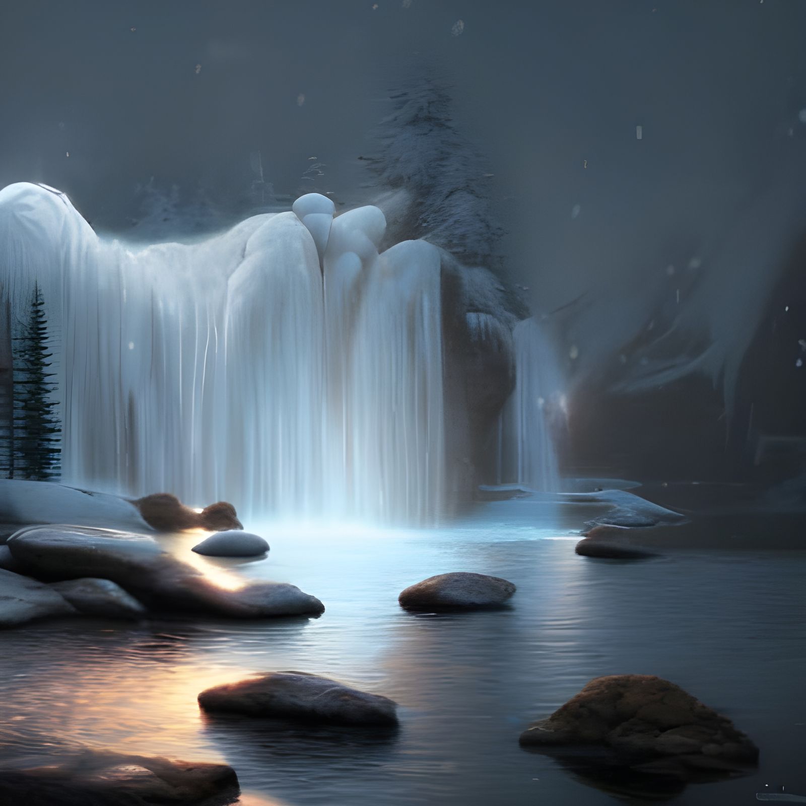 Winter Falls