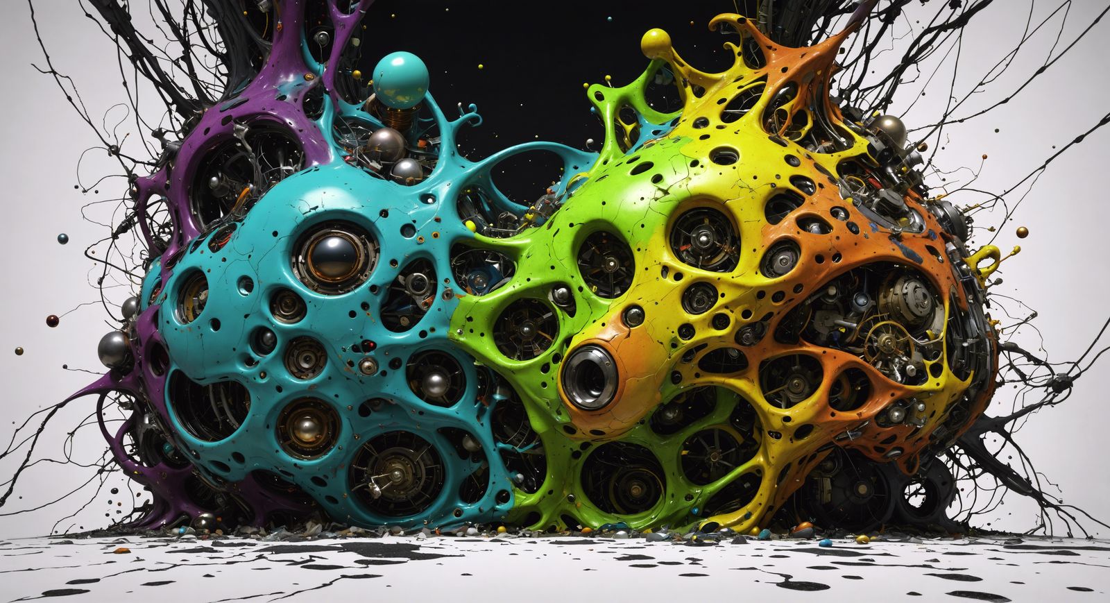 Which Version Of Reality Are We In Now? Abstract, off-the-wall, bizarre, lurid, nightmare, daydream, Synesthesia, lucid ...