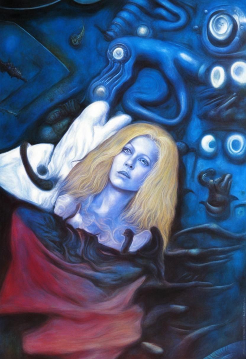 Psychedelic H.R. Giger Poster Art