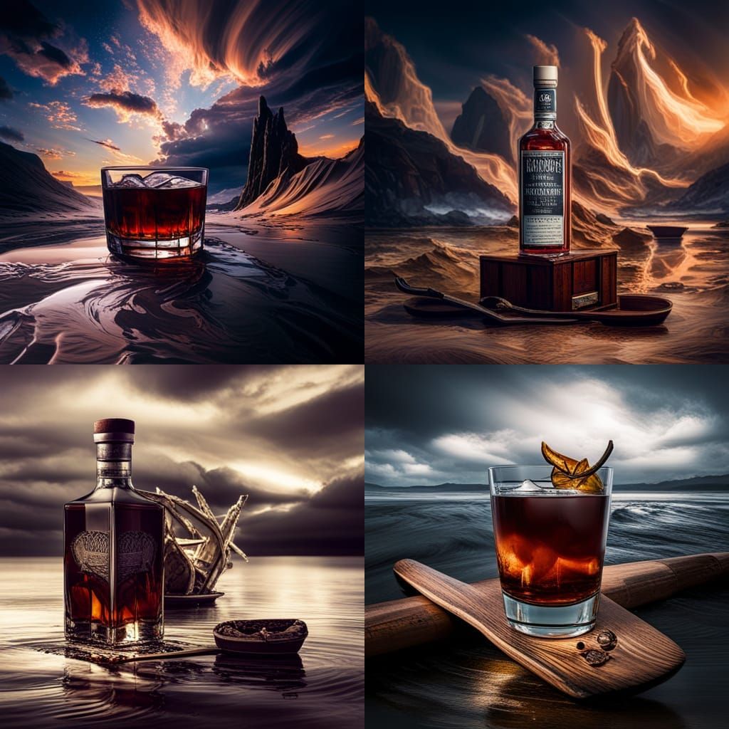 Alternative Dark Rum Album Art in HDR