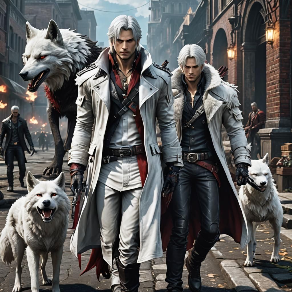 Dante Sparda Wolf Outfit in Redgrave City