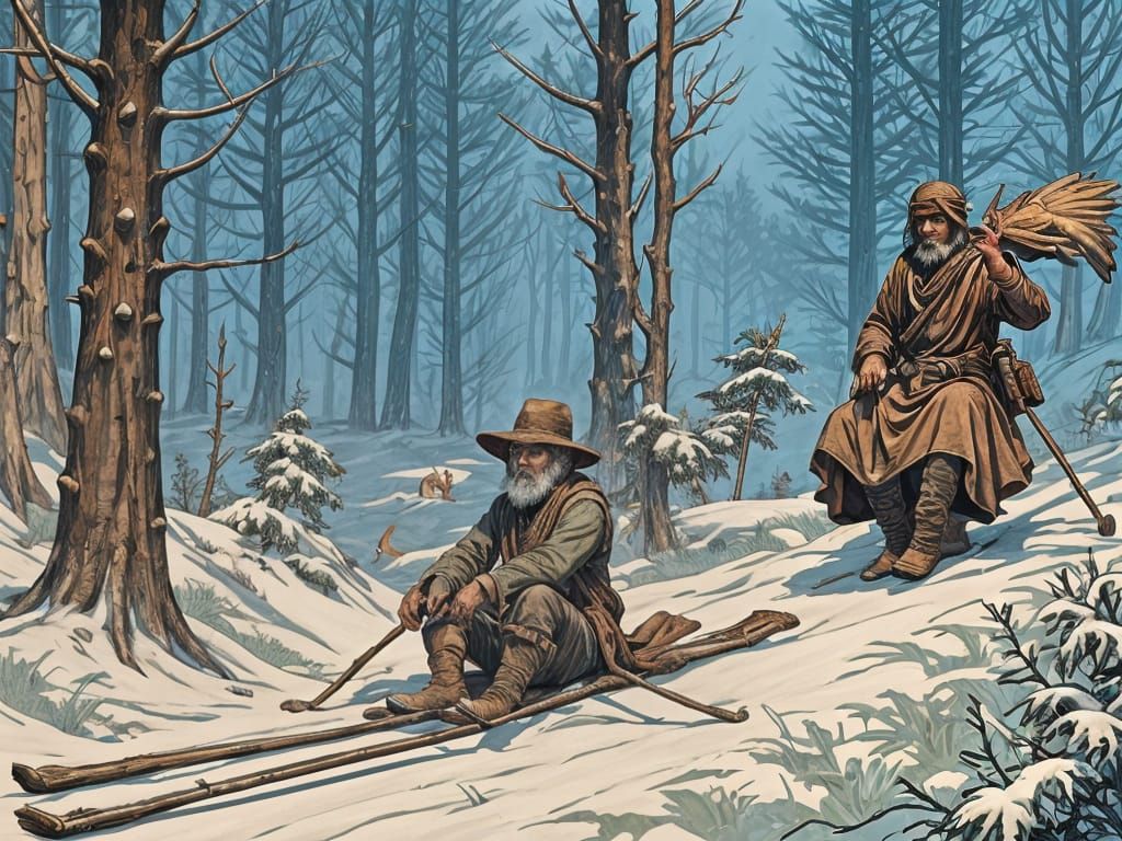 FOUSHED: the silly motor noises a guy makes as he pushes him...