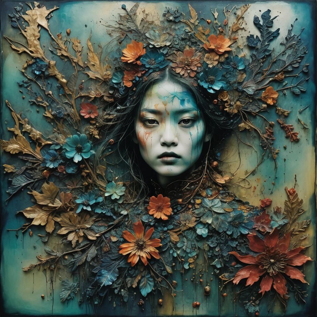 Artwork by Paolo Roversi and Zao Wou-Ki