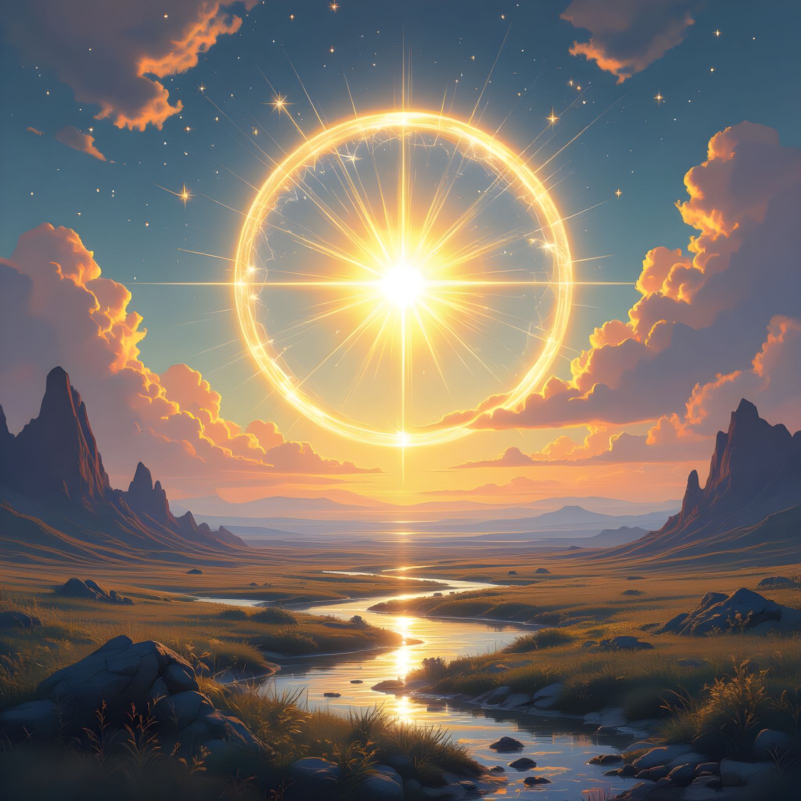 the holy grail, of pure gold that had a silver aura, shone like a beacon of hope, to all those who understood. It outsho...