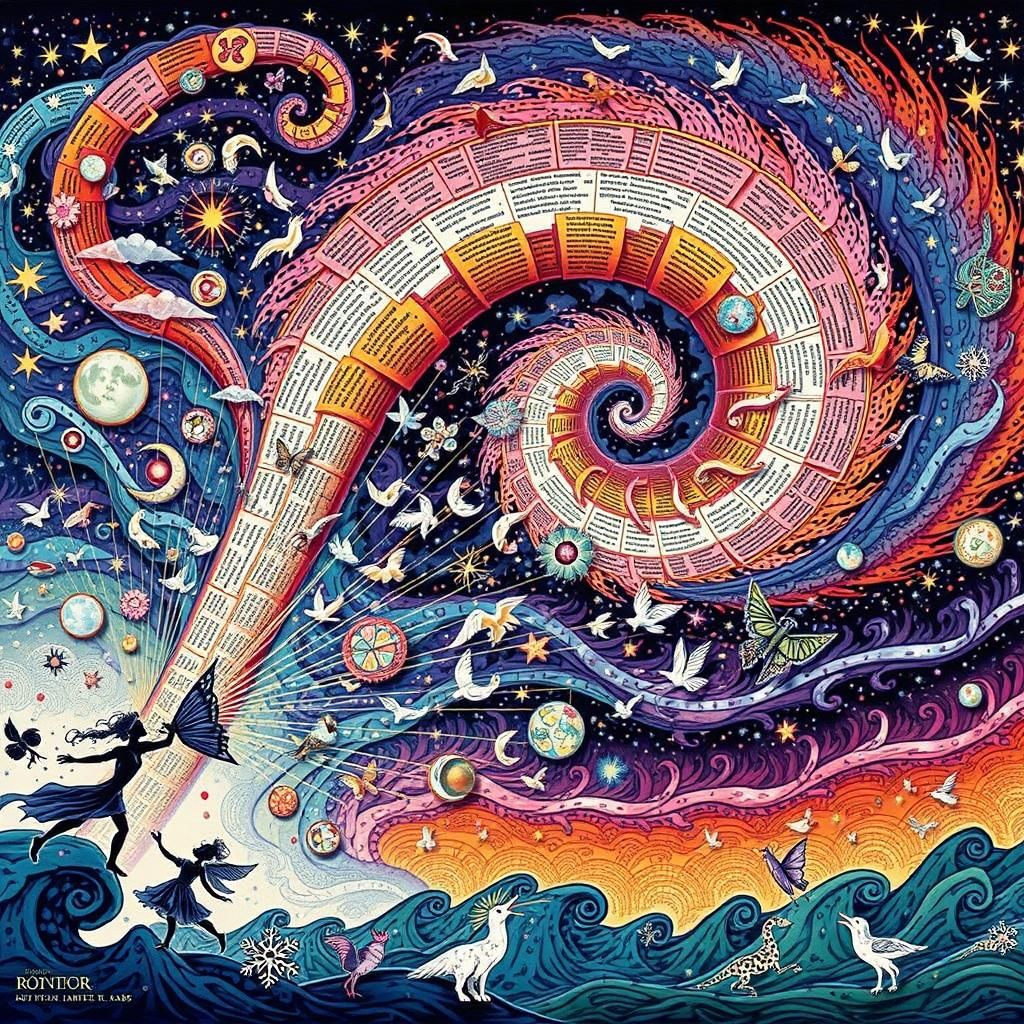 Whirlwind of Words in Traditional Shadow Puppetry Style