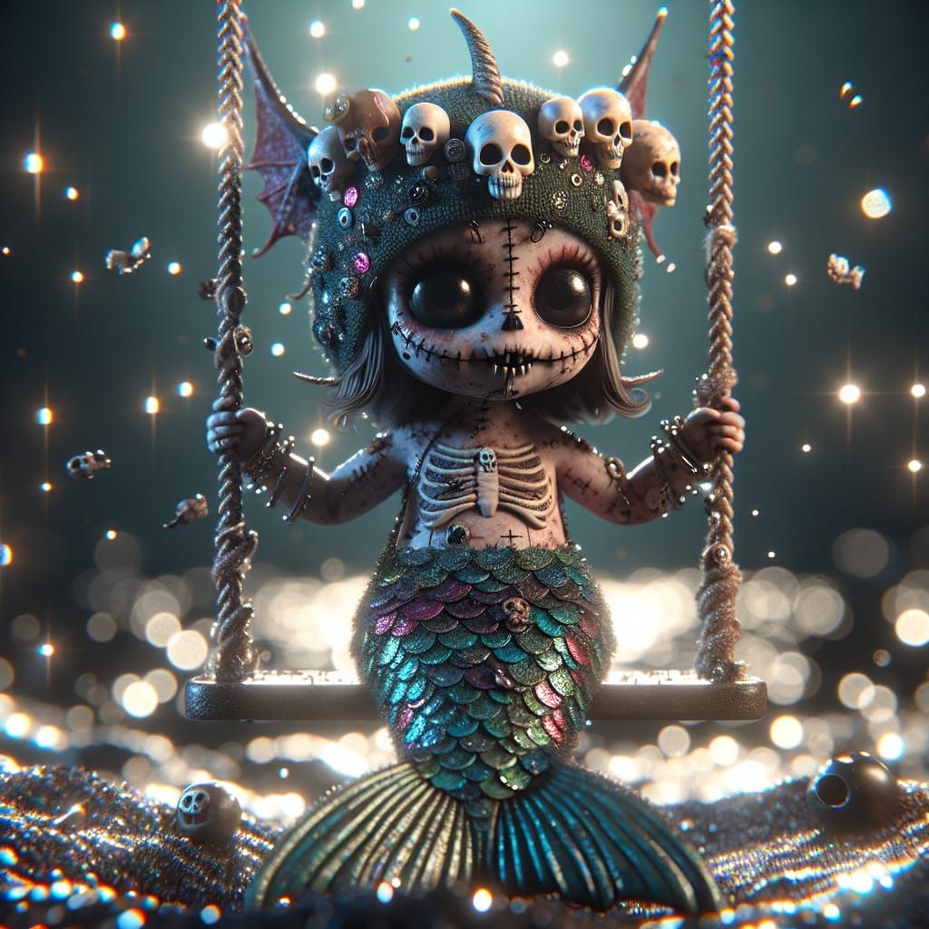 Death Metal Mermaid