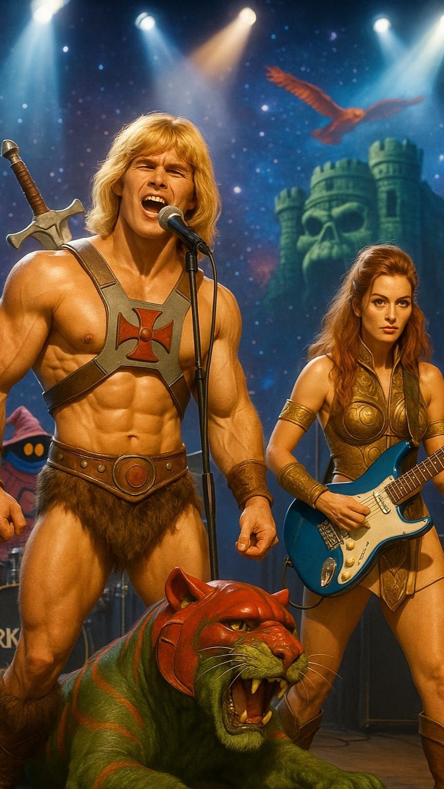 Masters of the Universe Rock Band Live Concert Photo