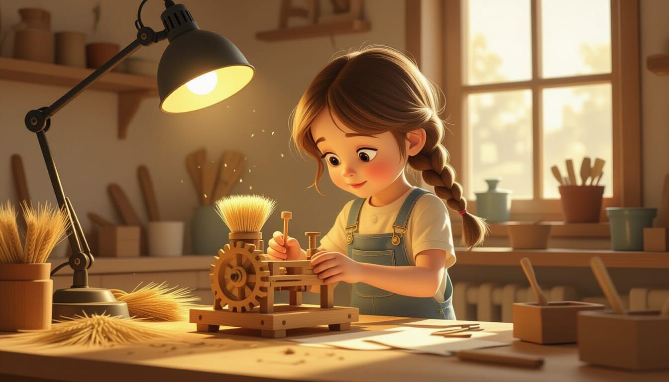 Little Bell Designs Wheat Husker Machine in Children's Book ...