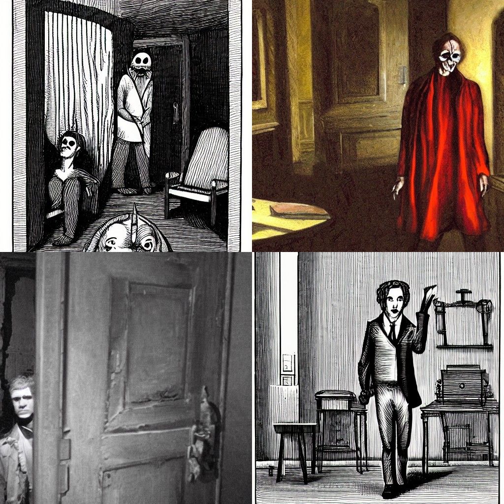 Surreal Satan in the Backrooms Liminal Space