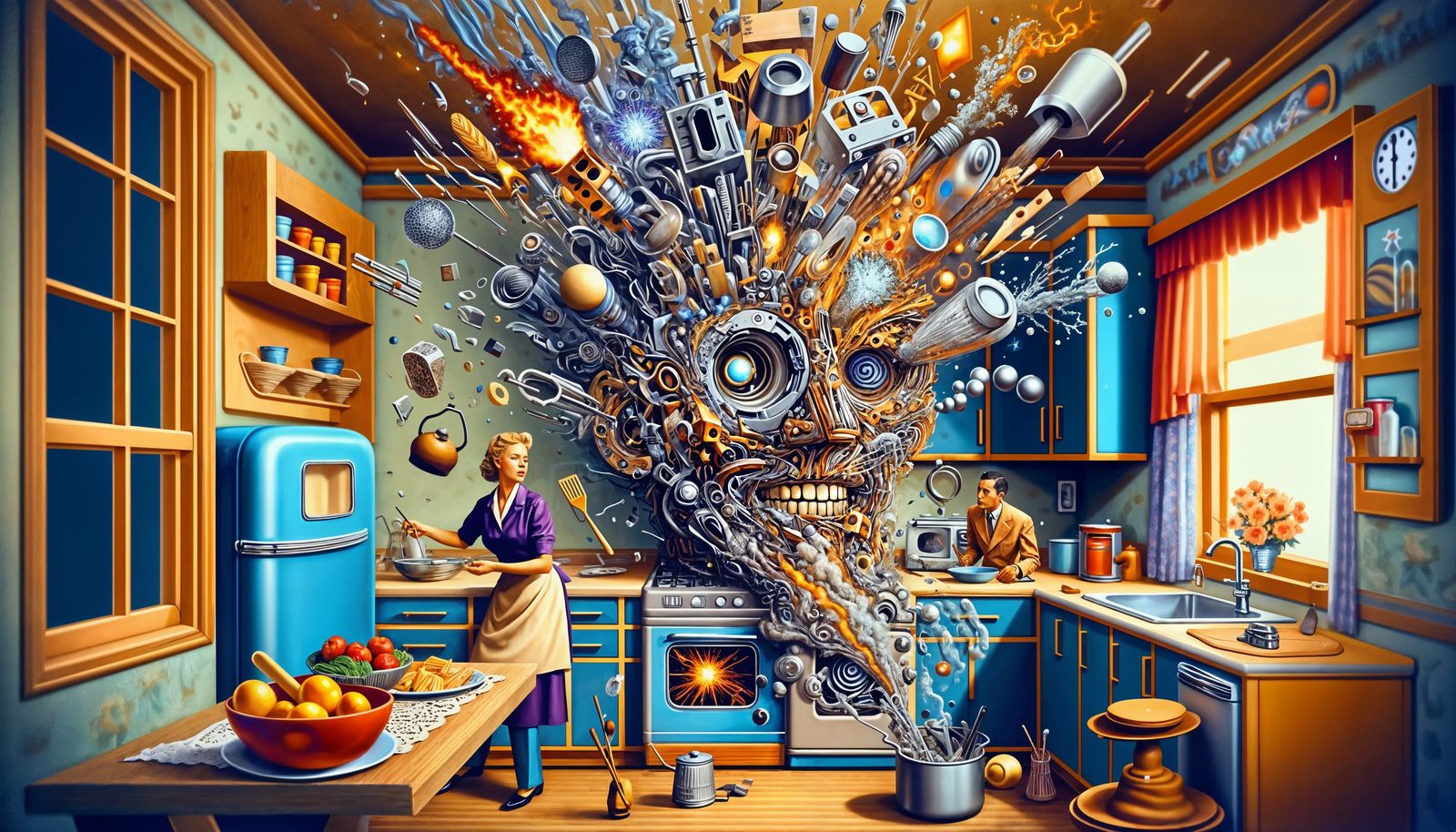 kinetic sculpture as a miniature through the wrong end of ca...