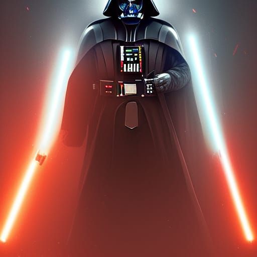 Darth Vader Dark Fantasy Concept Art in 8K