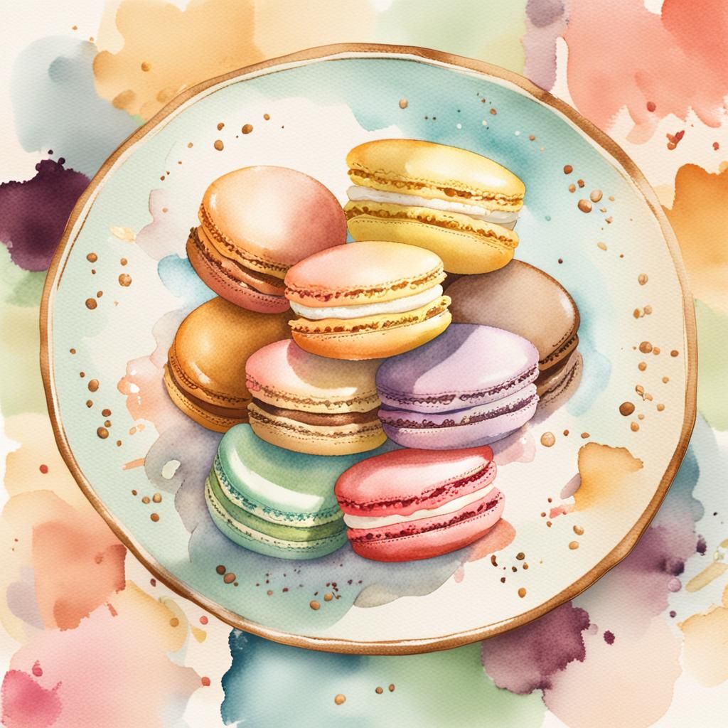 Macarons and Macaroons: A French Patisserie Display