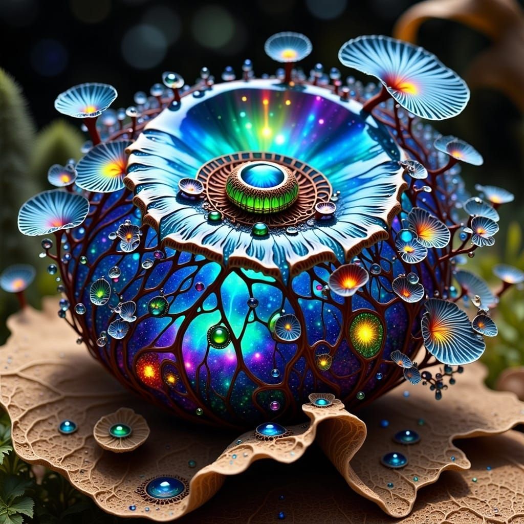 Ethereal 3D Nautilus Vessel in Stunning Photorealistic Detai...