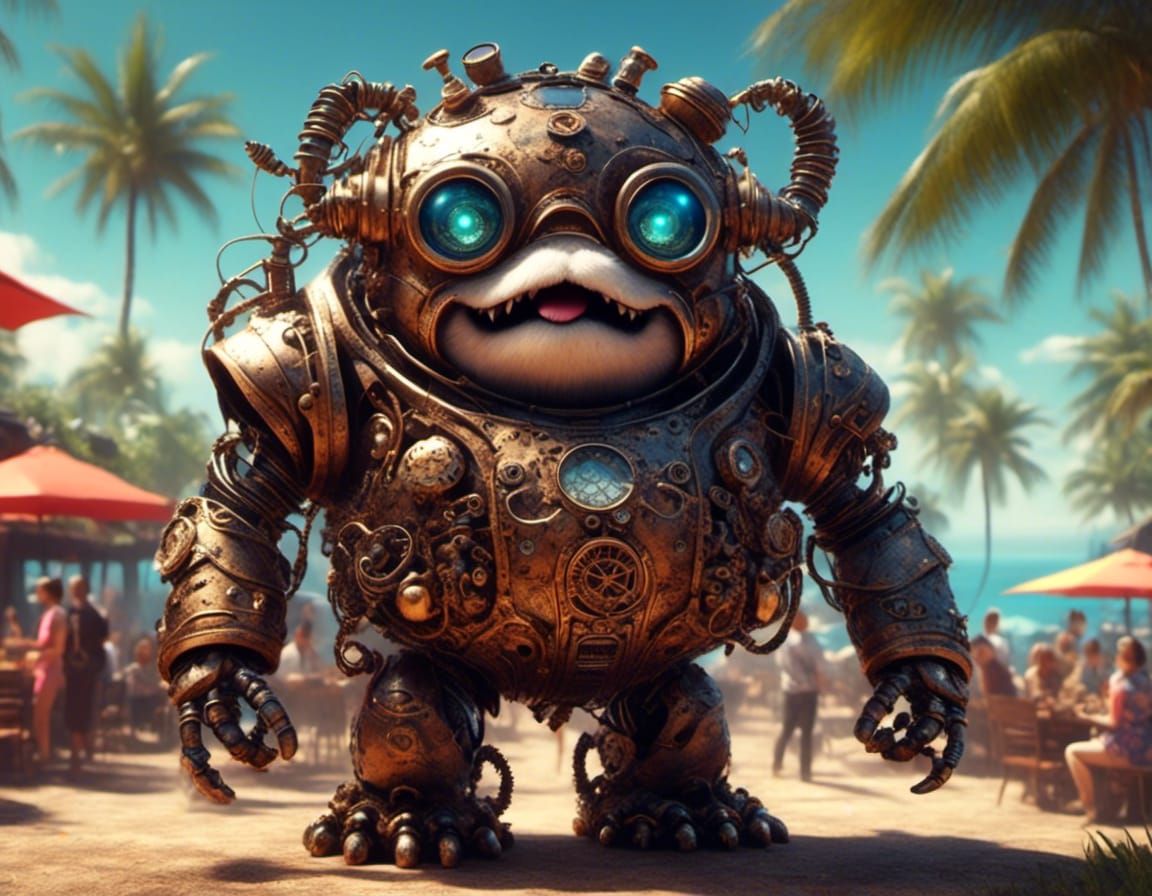 Steampunk Mole-man
