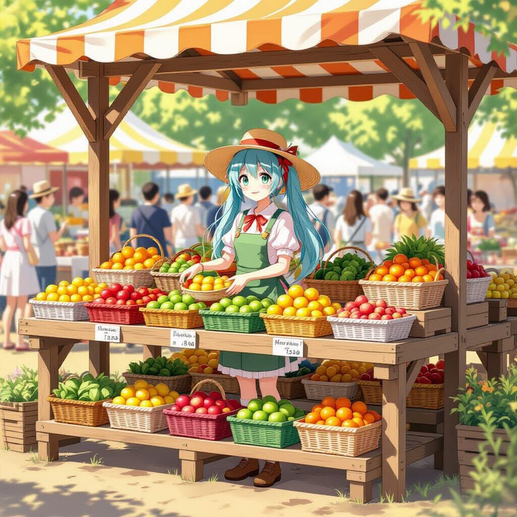 Hatsune Miku at Autumn Harvest Fair