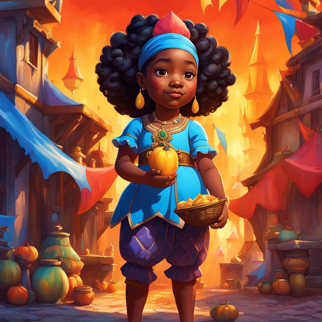 Renaissance Girl in Graffiti Art Style