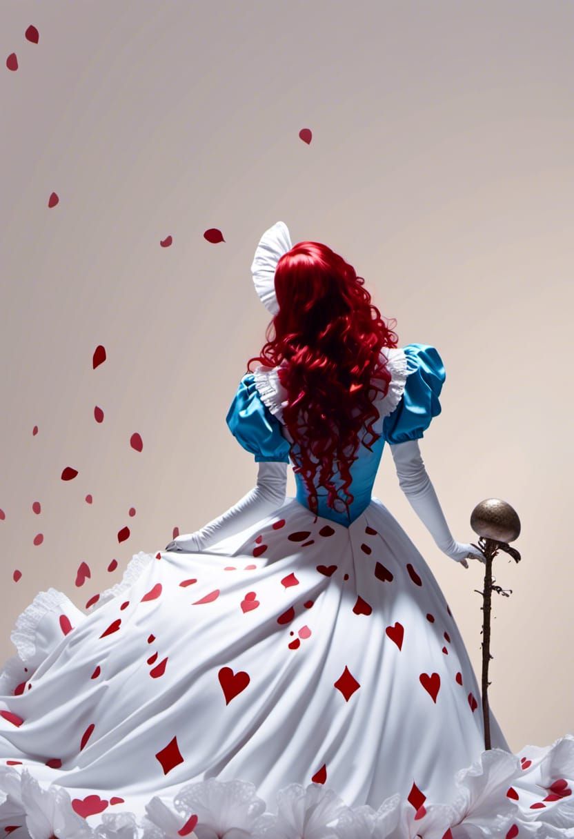 Alice in Wonderland: Dark Fantasy Masterpiece in Hyperrealis...