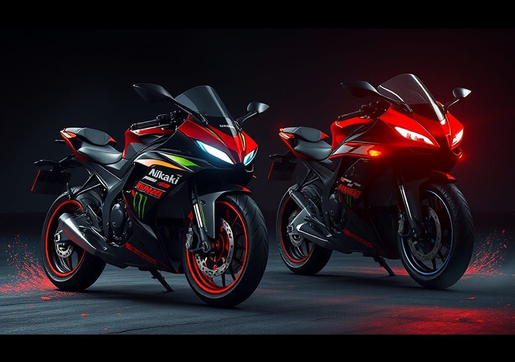 Kawasaki Ninja vs Uzumaki Ninja: Engine Trouble