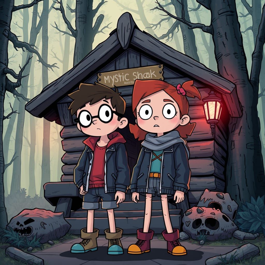 Teenage Mystery Twins at the Mystic Shack