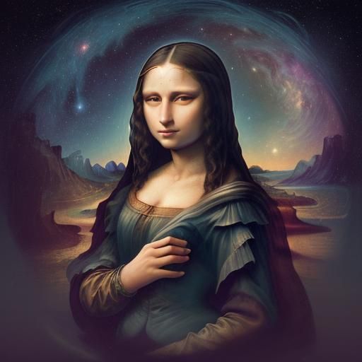 Professor and Mona Lisa's Cosmic Astral Travel