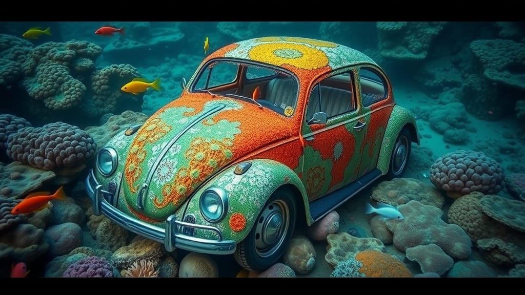 Old cars, their engines removed, can serve as the foundation...