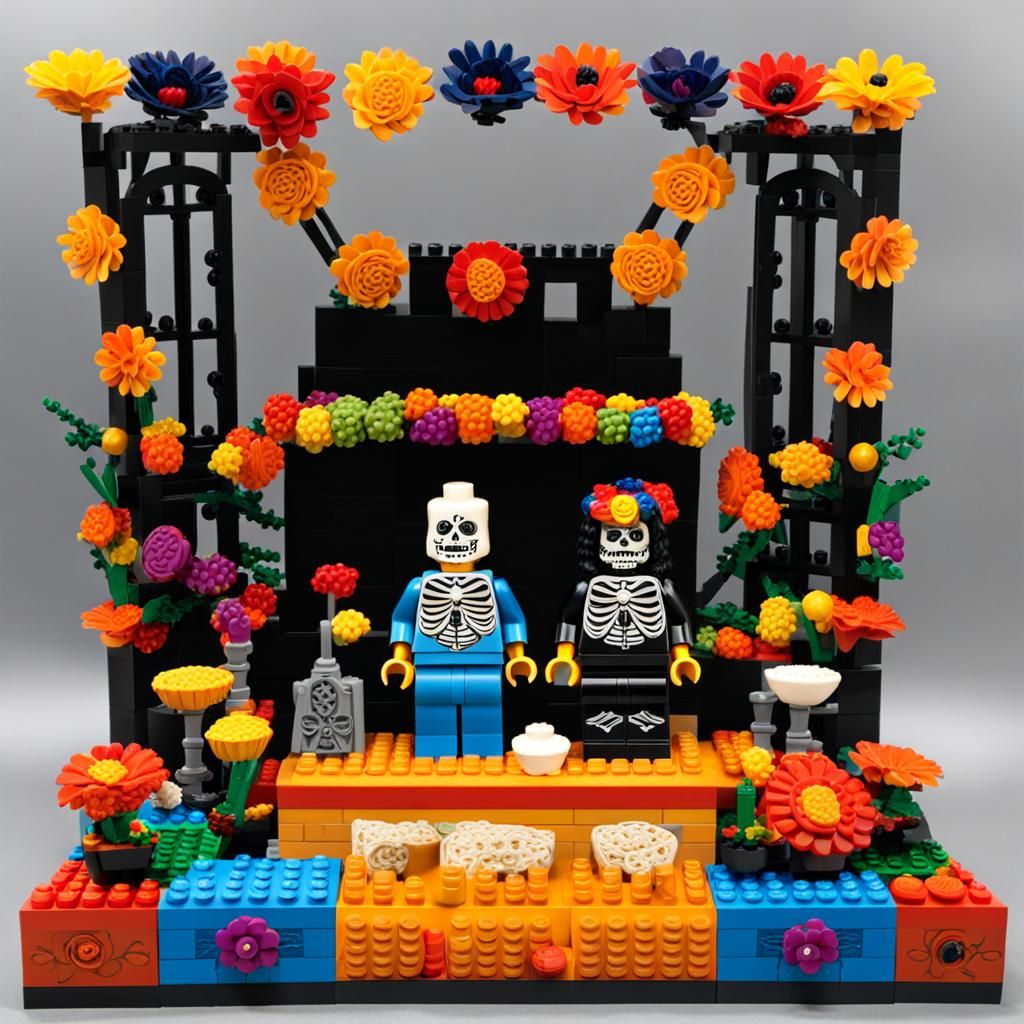 Lego Dia De Los Muertos Ofrenda