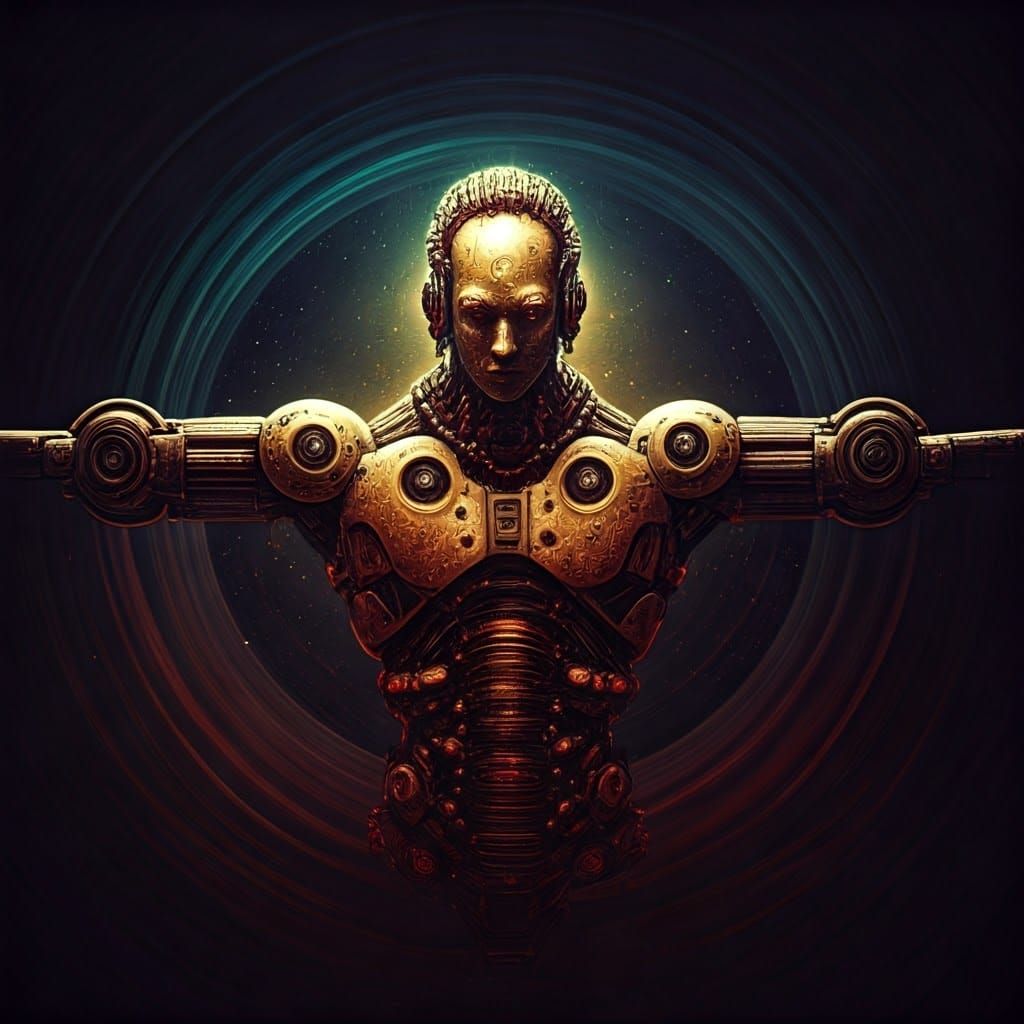 Robot Adam: Michelangelo's Creation Reimagined