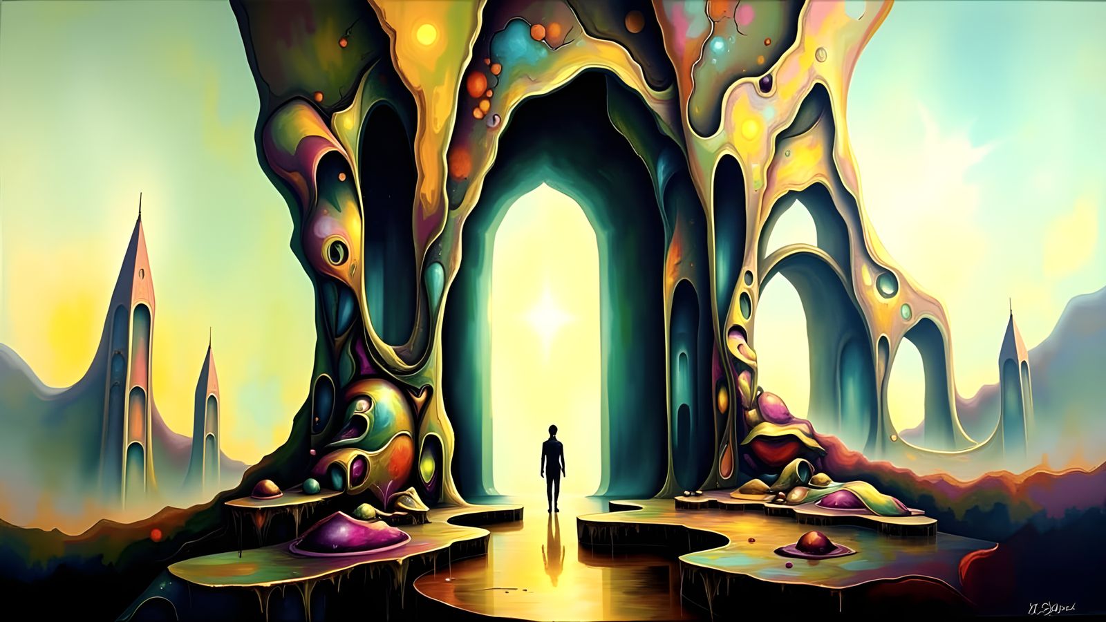 Post-Apocalyptic Wonderland with Hyperrealistic Textures