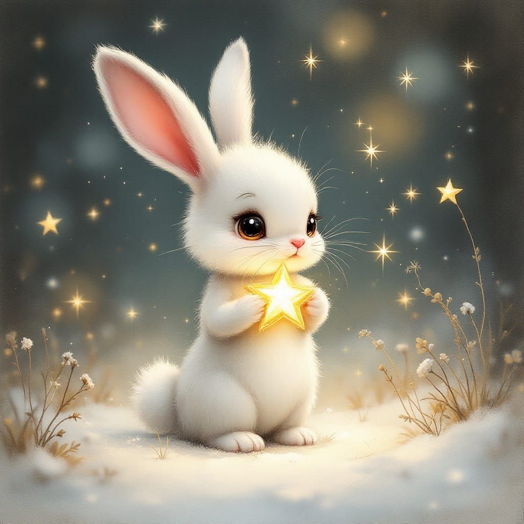 Chibi Winter Wonder in Vintage Hues