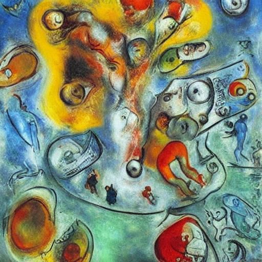 Amoeba's Sunny Day Out: Expressionist Naive Art