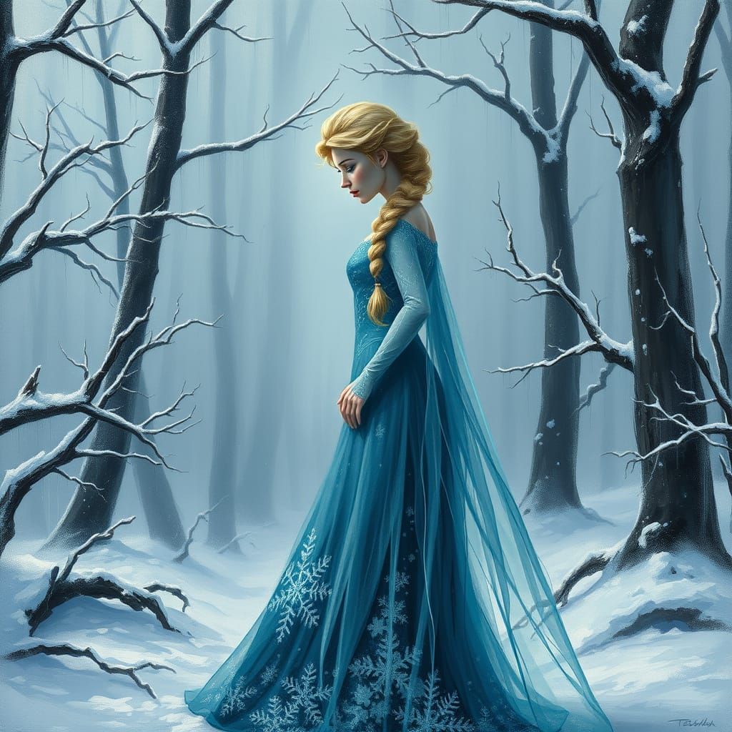 Elsa Frozen in Frosty Terror