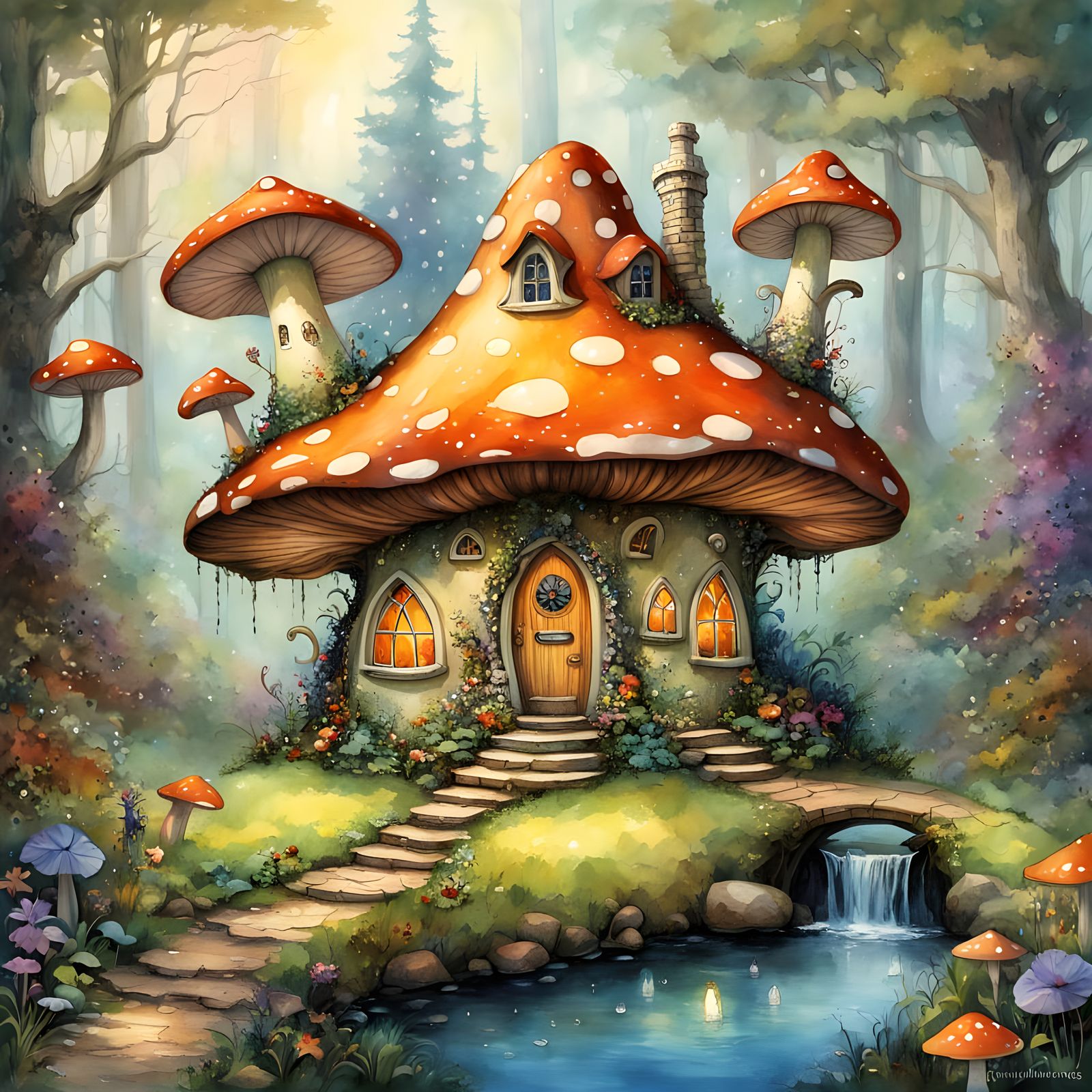 Whimsical illustration