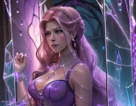 Daphne Blake in Molten Glass Wedding Gown